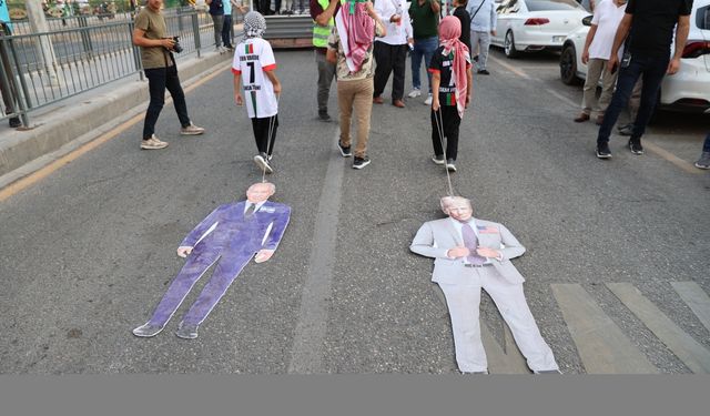 Şanlıurfa'da Gazze'ye destek yürüyüşü yapıldı