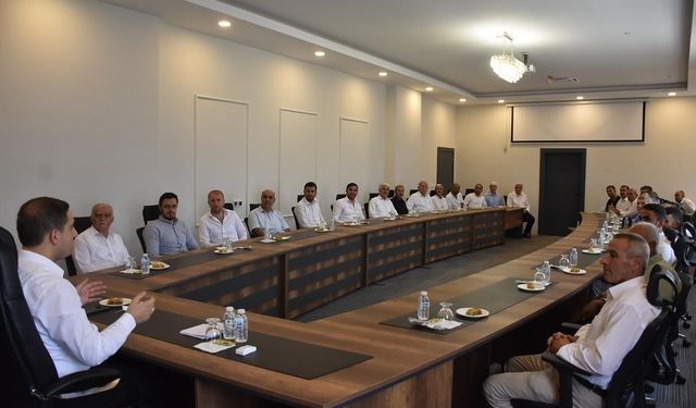 Sason Kaymakamı Furkan Başar'a muhtarlardan ziyaret