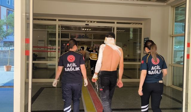 Siirt’te sondaj makinesi alev aldı, 3 işçi yaralı