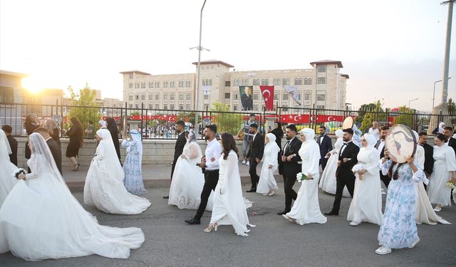 "Sağdıcım Polis Olsun Projesi" ile 40 çift dünyaevine girdi