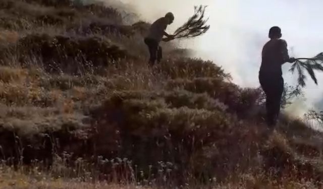 Adıyaman'daki yangın helikopter desteğiyle söndürüldü