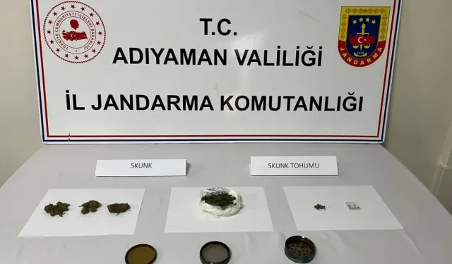 Adıyaman'da uyusturucu operasyonunda bir şüpheli yakalandı