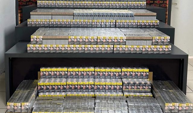 Batman’da Kaçak 7 Bin Paket Sigara Ele Geçirildi