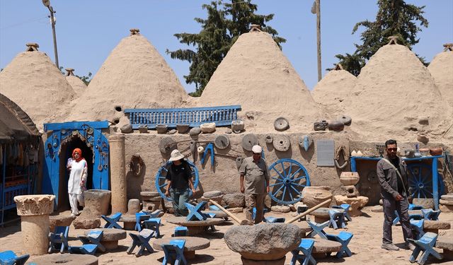 Harran'ın kubbeli evleri sıcakta serinlik sağlıyor