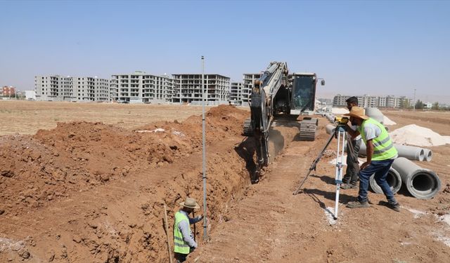 Mardin'de altyapı çalışmaları sürüyor