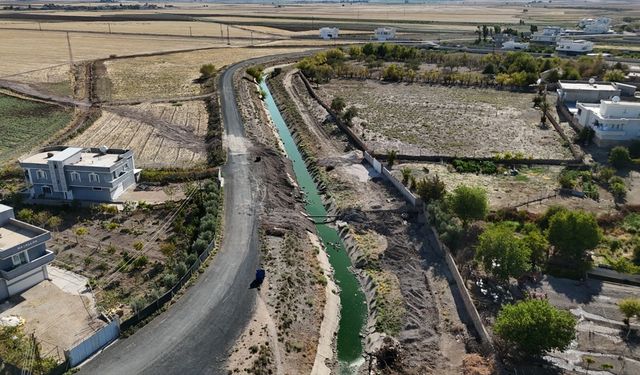 Mardin'de atıksu hattı döşeme çalışmaları tamamlandı