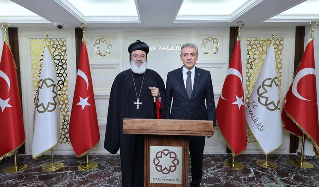 Patrik Mor İğnatius II, Mardin Valisi’ni ziyaret etti