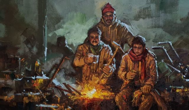 Adıyamanlı ressamın barış ve kültürün izleri