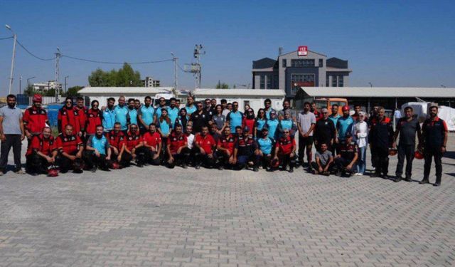 Adıyaman’da gerçeği aratmayan deprem tatbikatı