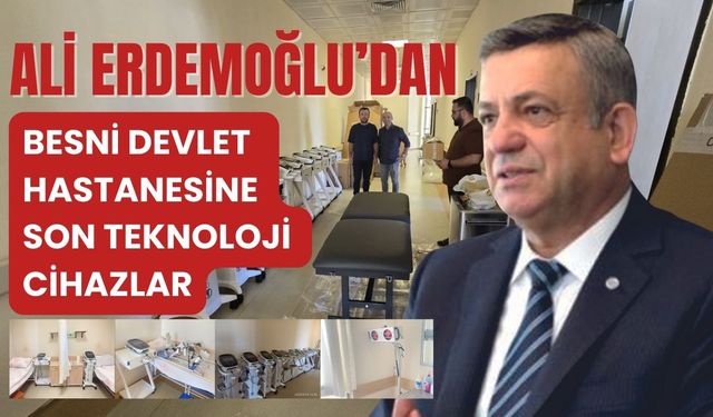 Ali Erdemoğlu’ndan Devlet Hastanesine Son Teknoloji Cihazlar
