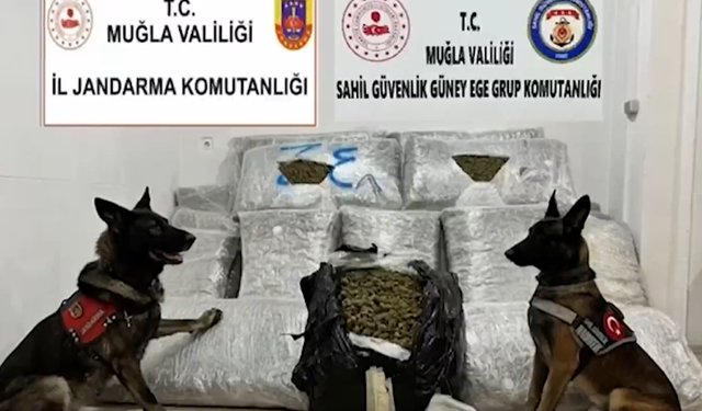 Muğla'da bir teknede 210 kilo uyuşturucu ele geçirildi
