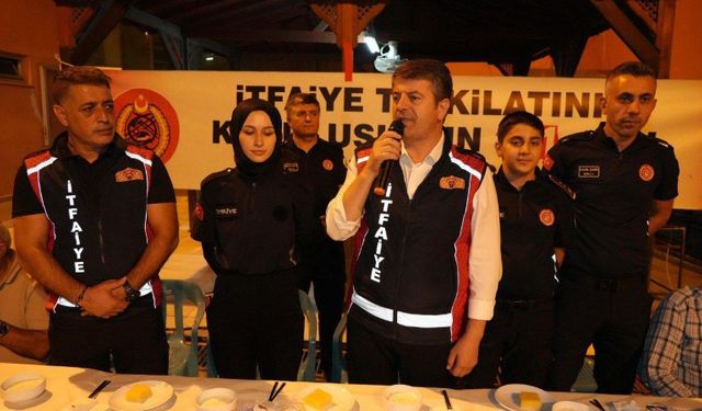 Başkan Tutdere, İtfaiyecilerle Buluştu