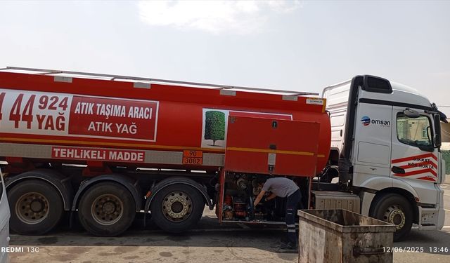 Batman'da 13 ton 495 kilogram atık yağ geri dönüştürüldü