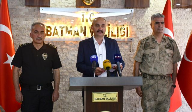 Batman’da Asayiş ve Güvenlik Toplantısı yapıldı