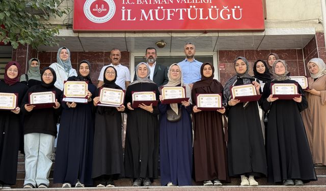 Batman'da 55 hafıza icazet belgesi verildi