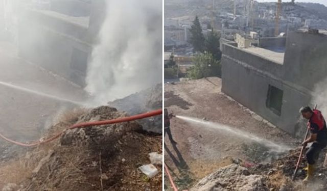 Cırıt Meydan’da Yanan Atıklar Söndürüldü