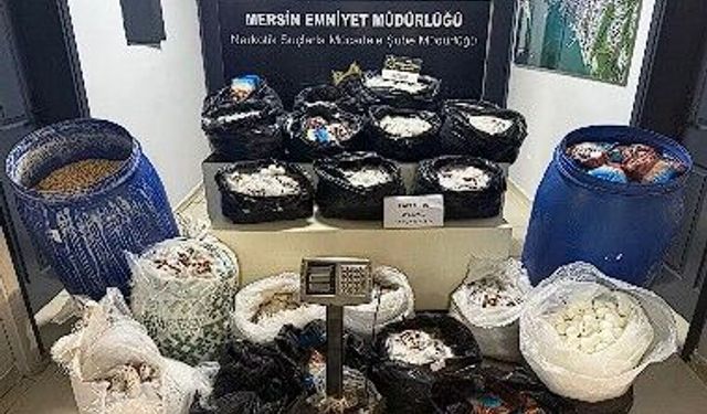 Mersin’de 3 Milyon 542 Bin adet Madde Hap ele geçirildi
