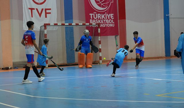 Gaziantep'te Salon Hokeyi Yerel Ligi başladı