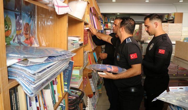 Haliliye'de okul ürünlerine yönelik denetim yapıldı