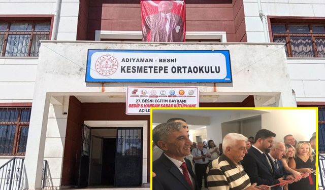 Sabak Ailesi’nden Kesmetepe'ye Kütüphane…