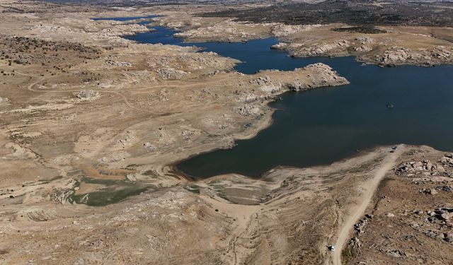 Kırklareli'nde Kayalıköy Barajı'nın doluluk oranı düştü