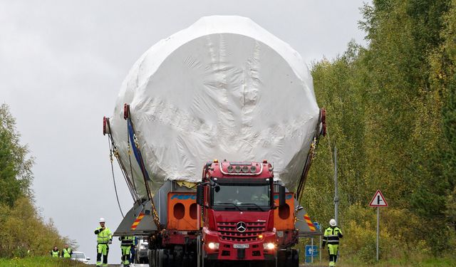 BREST-OD-300 reaktörünün parçaları Tomsk kentinde