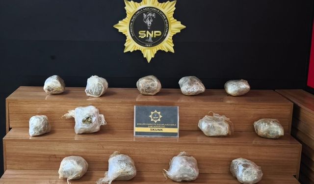 Şanlıurfa'da 7 kilo 150 gram uyuşturucu ele geçirildi