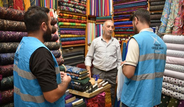 Şanlıurfa'da Küresel Sumud Filosu'na mavi kurdeleli destek