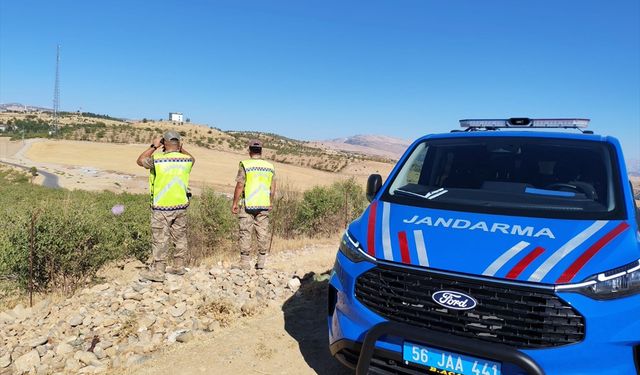Siirt'te fıstık hırsızları drone takibinde