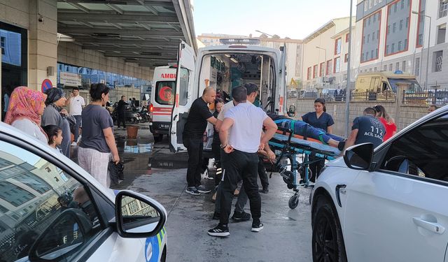 Siirt'te motosiklet ve otomobilin çarpıştı: 1 yaralı