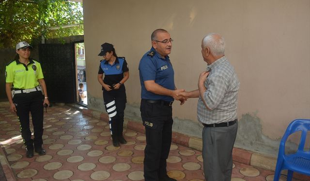Silopi İlçe Emniyet Müdürü Aydın'dan gazilere ziyaret