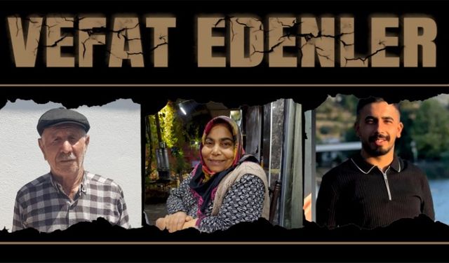 Besni'de Vefat Edenler 26-27. 09.2025