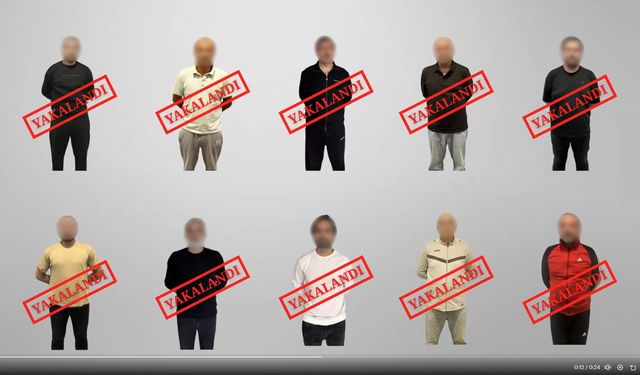 10 Suçlu Yakalanarak 5 Ülkeden Türkiye'ye Getirildi