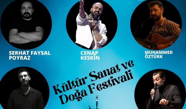 "7 Renk Kültür Sanat ve Doğa Festivali" Başlıyor