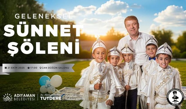 Adıyaman Belediye’sinden Toplu Sünnet Şöleni