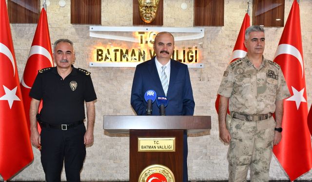 Batman’da Asayiş ve Güvenlik Toplantısı yapıldı