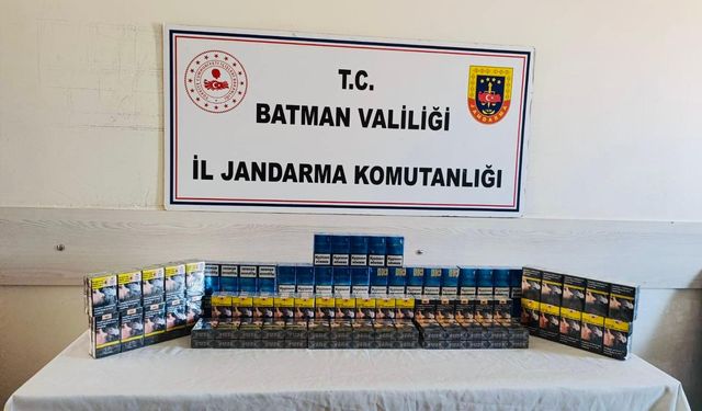 Batman'da gümrük kaçağı 949 paket sigara ele geçirildi