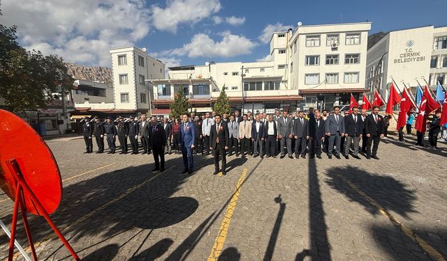 Çermik'te 29 Ekim Cumhuriyet Bayramı kutlamaları