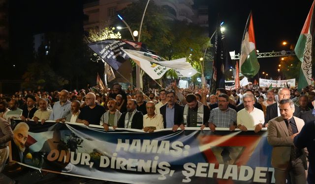 Diyarbakır'da İsrail'in Gazze'ye saldırıları protesto edildi