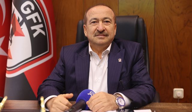 Gaziantep FK Başkanı Memik Yılmaz, performanstan memnun