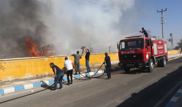 Kauçuk üretim fabrikasında çıkan yangın söndürüldü