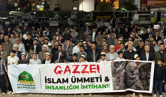 Mardin'de Gazze'ye destek programı düzenlendi