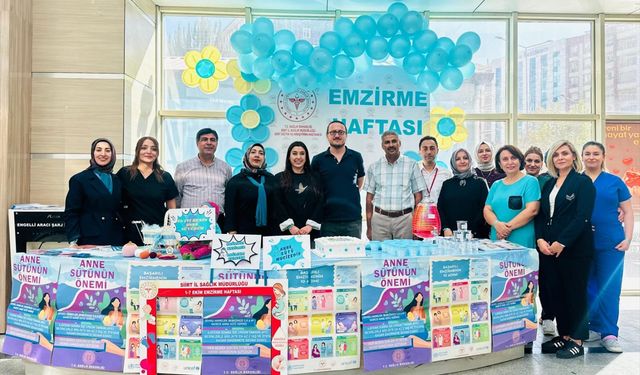 Siirt Hastanesi'nde 'Emzirme Haftası' etkinliği düzenlendi