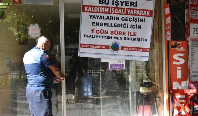 Siirt'te iki işletmeye geçici kapatma cezası verildi