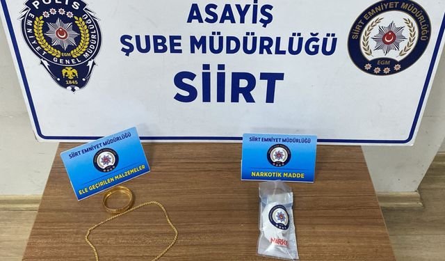 Siirt'te sahte altın satan şüpheli tutuklandı