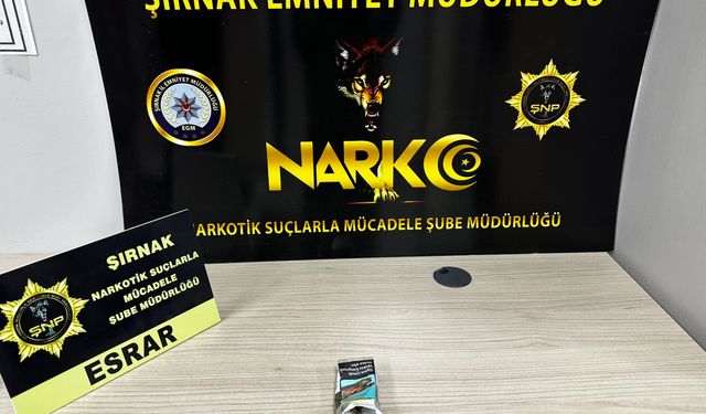 Şırnak’ta narkotik ve kaçakçılık operasyonunda 5 tutuklama