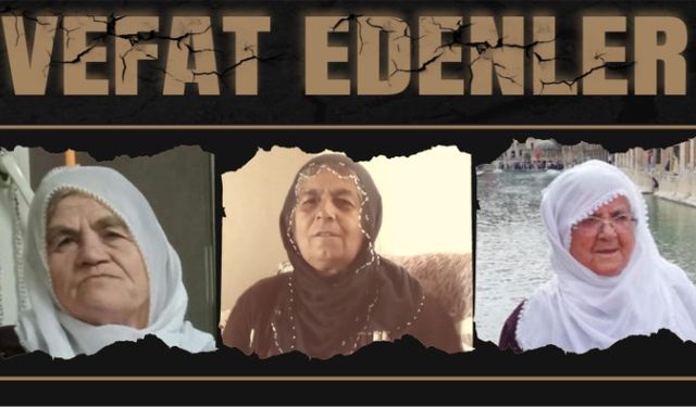 Besni’de Bugün Vefat Edenler 11.10.2025