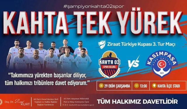 Resul Kurt’tan Kâhta 02’ye Destek!