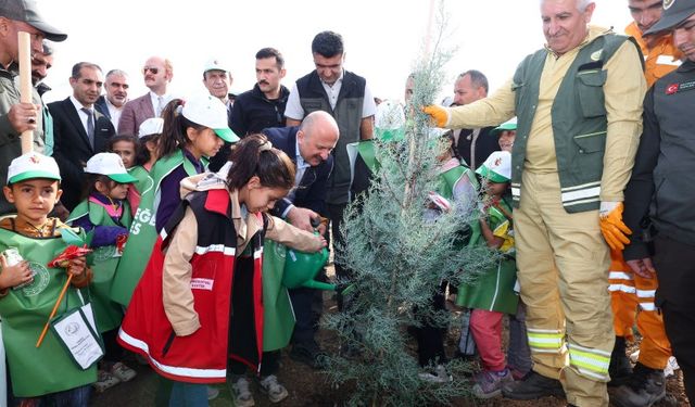 Adıyaman ve Çevre İllerde Fidanlar Dikildi