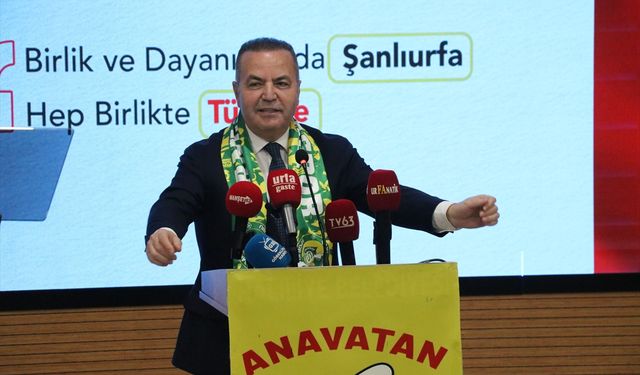 Anavatan Partisi Genel Başkanı Çelebi, Şanlıurfa'da